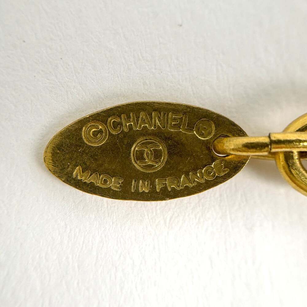 Chanel Cc Logo Chain Pendant Necklace #244029C13B - Picture 5 of 6